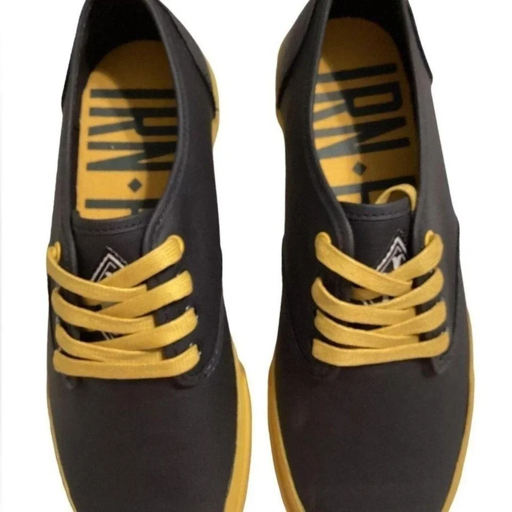 NWT Iron Fist Iron Fist The Winston Navy Blue Gold Waxed‎ Canvas Size 7